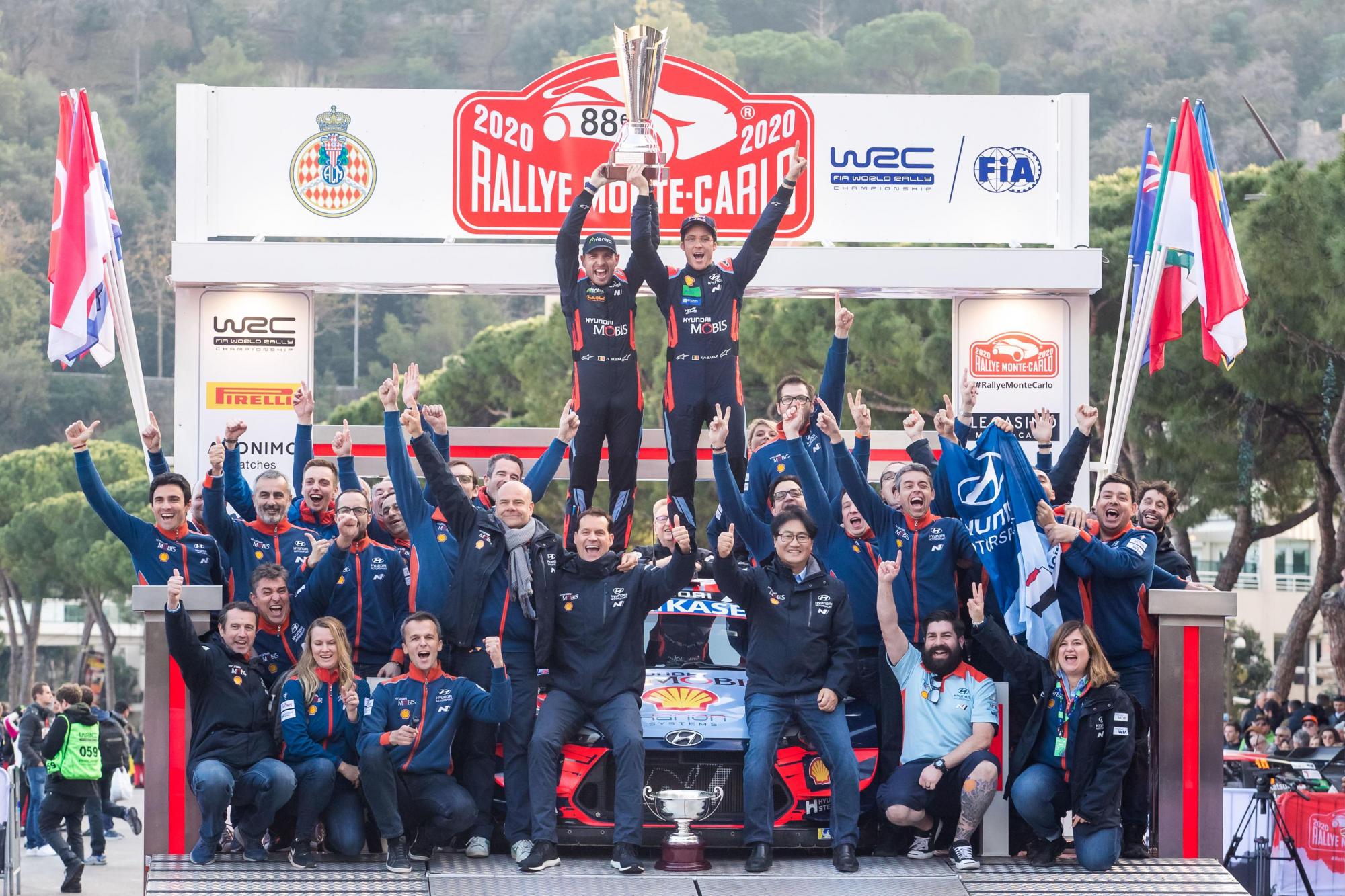 Πρωτιά για τη Hyundai στο Rally Monte-Carlo