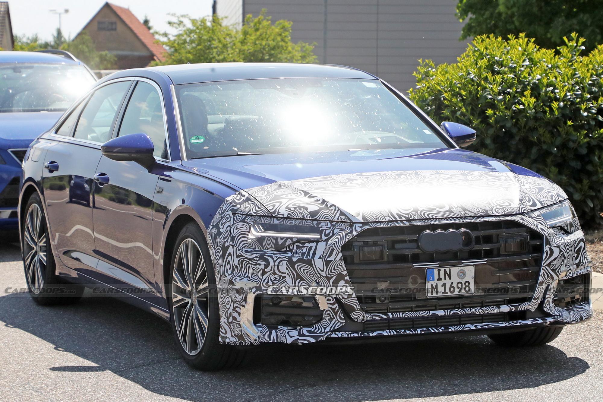 Spyshots: Audi A6 sedan MY23