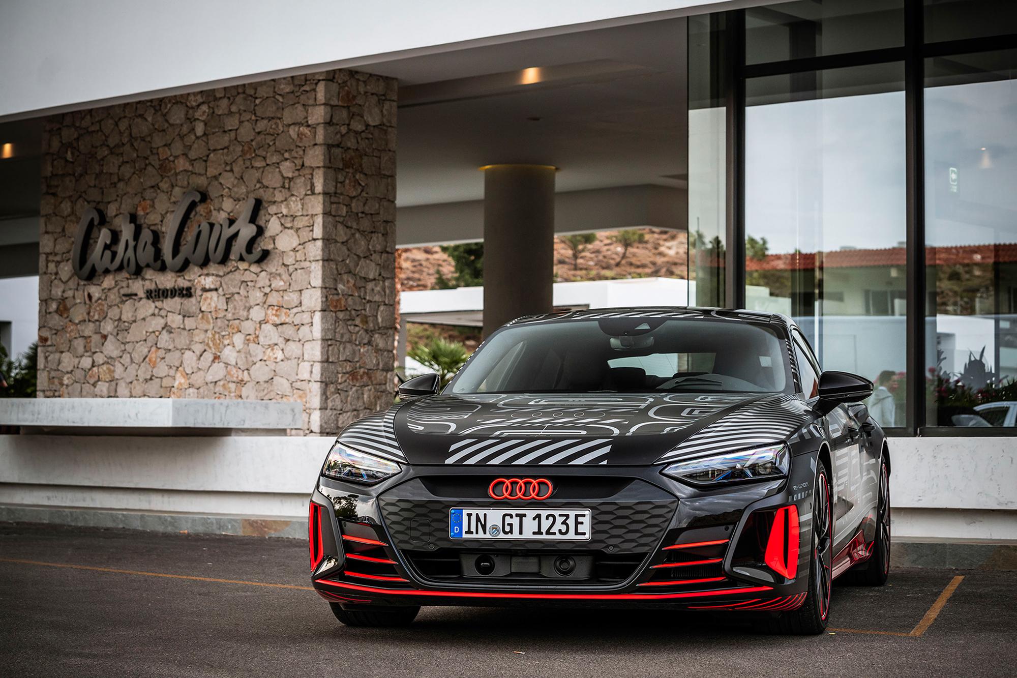 Παγκόσμια παρουσίαση του Audi RS e-tron GT στη Ρόδο