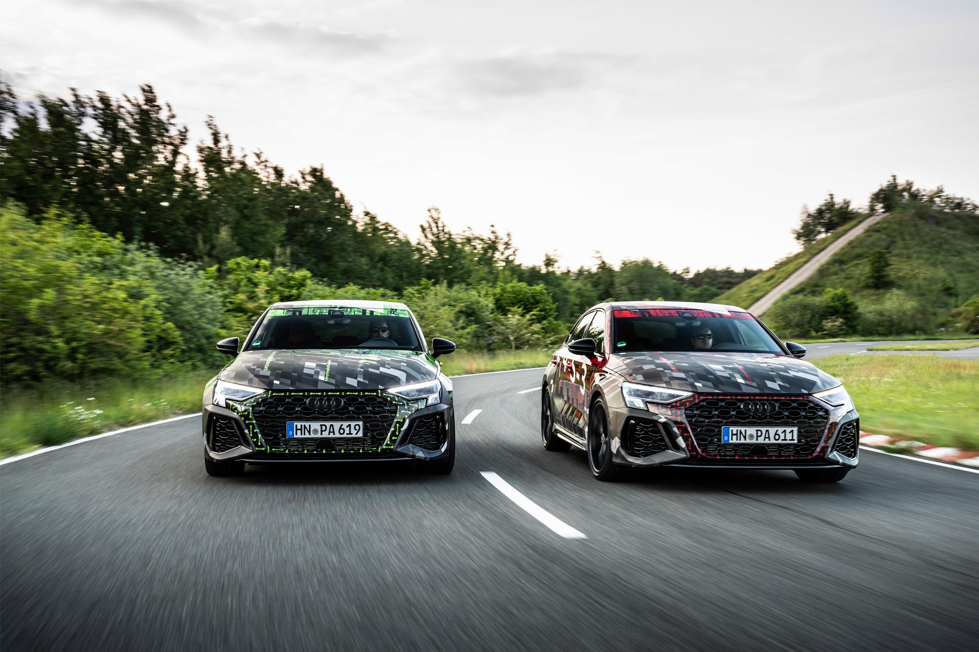 Drift-Mode, 0-100km/h σε 3,8sec και τελική 290km/h. Αυτό είναι το νέο Audi RS3!