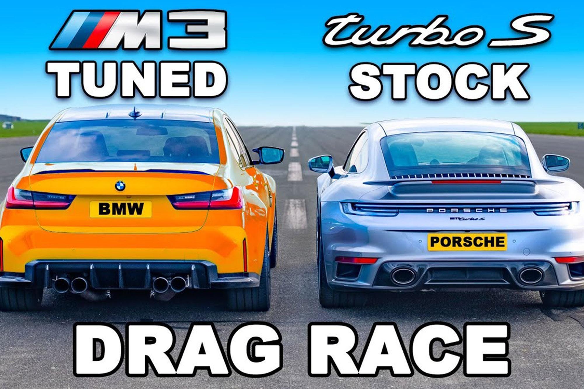 Δείτε την κόντρα μίας BMW M3 με μία Porsche 911 Turbo S
