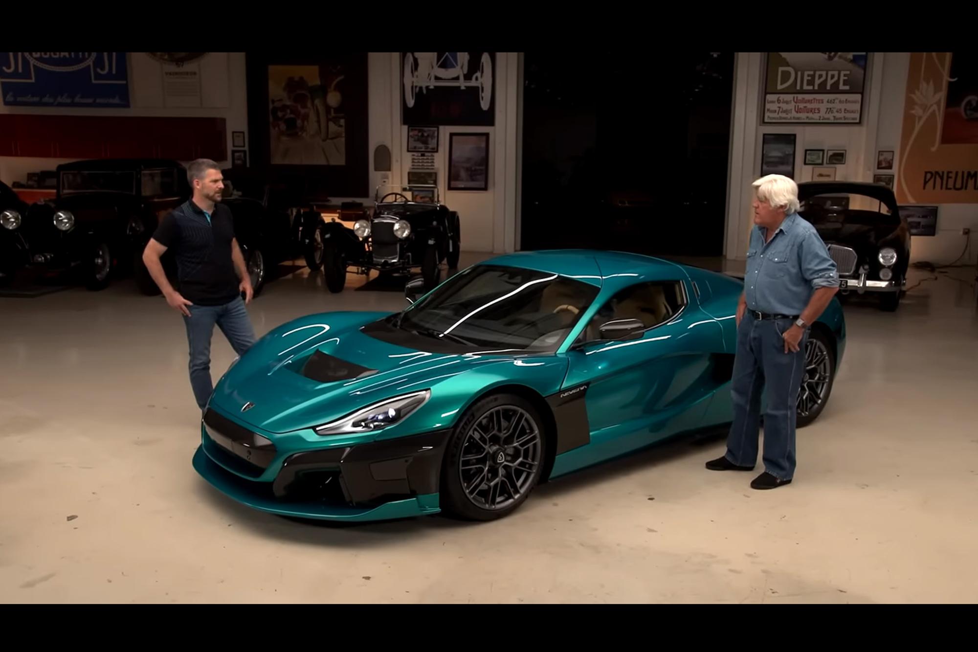 O Jay Leno οδηγεί το Rimac Nevera