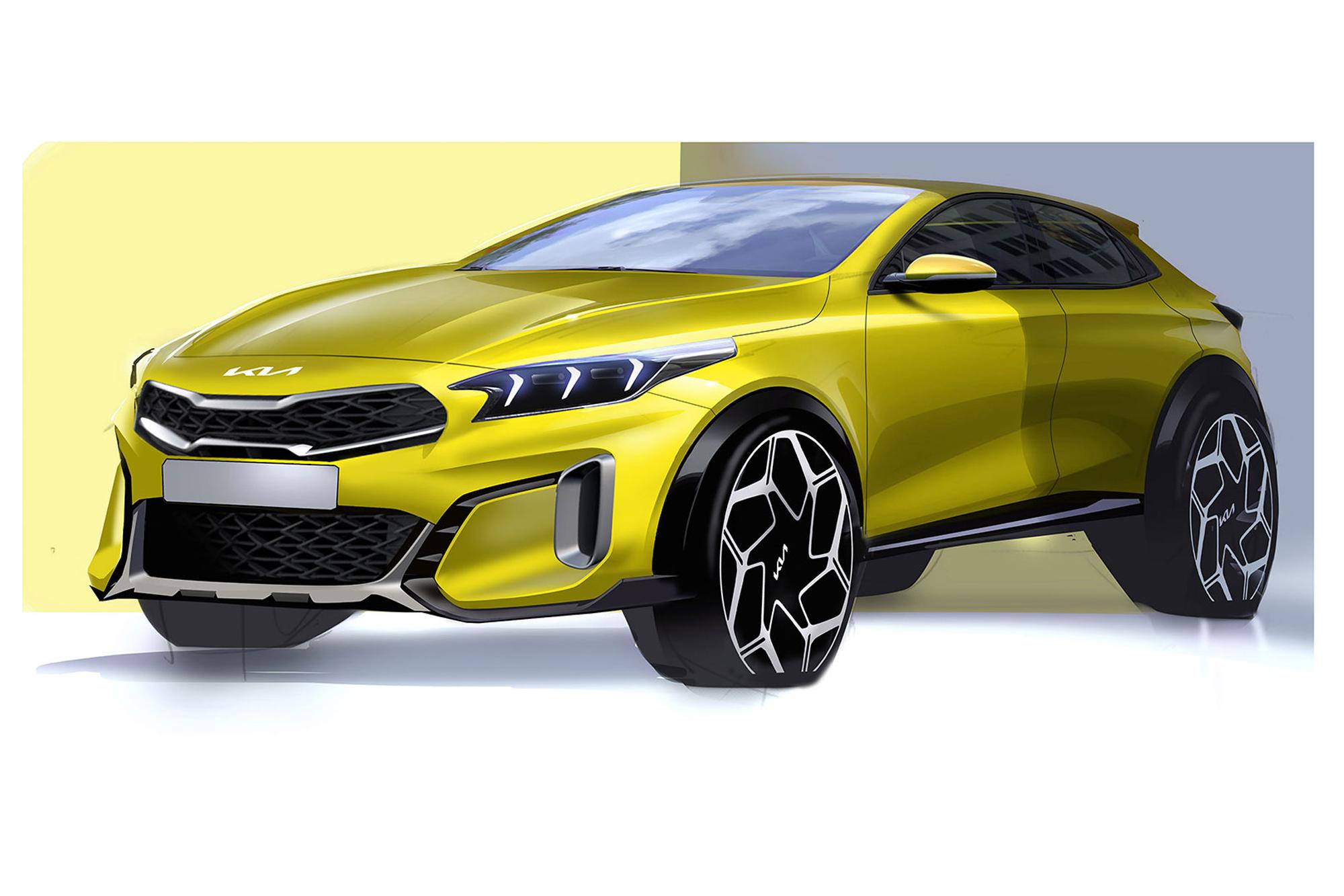 Kia: Αποκαλύπτει τα πρώτα σκίτσα του νέου XCeed