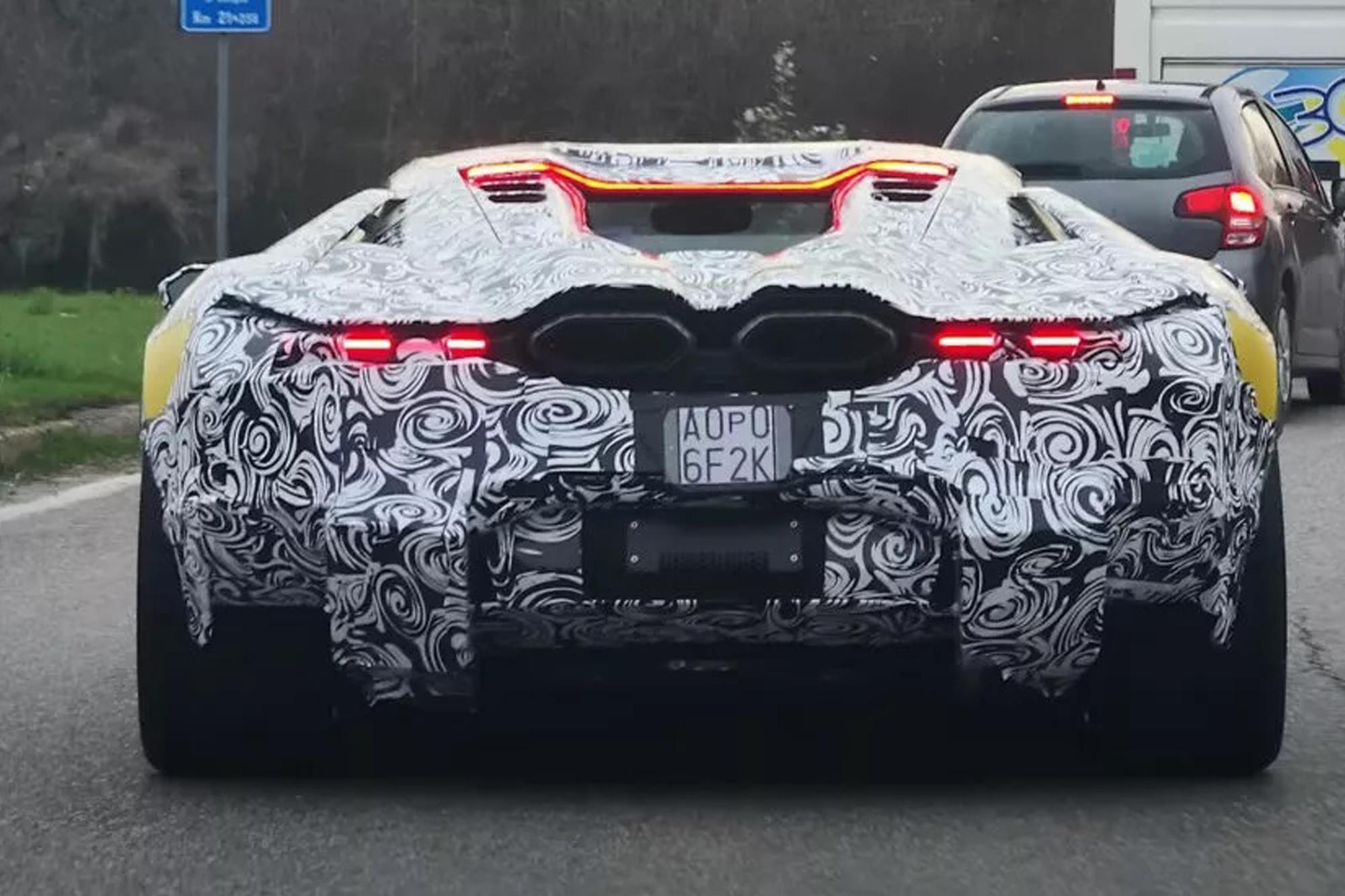 Spyshots: Ο αντικαταστάτης της Lamborghini Aventador