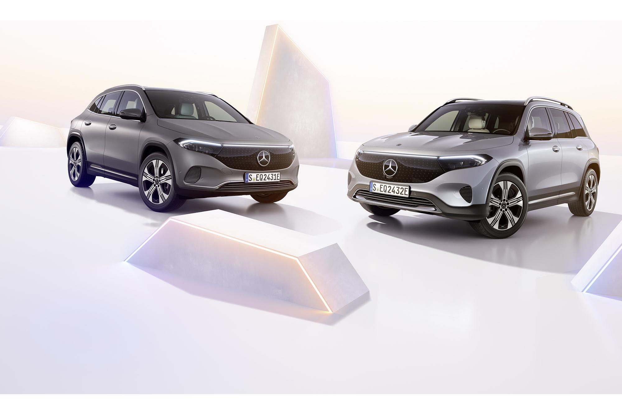 Ανανέωση για τις Mercedes EQA και EQB