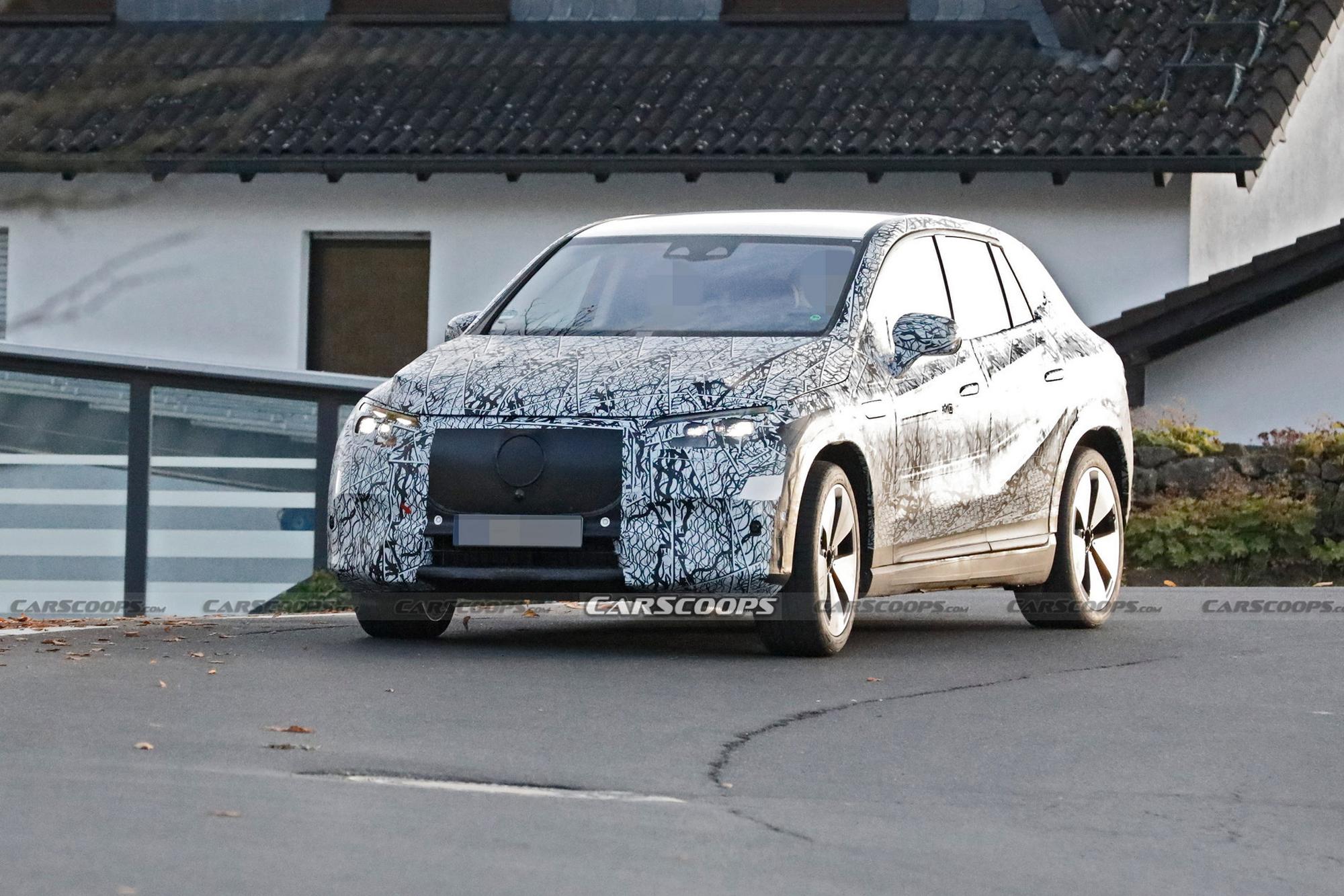 Spyshots: Mercedes-Benz EQE MY23