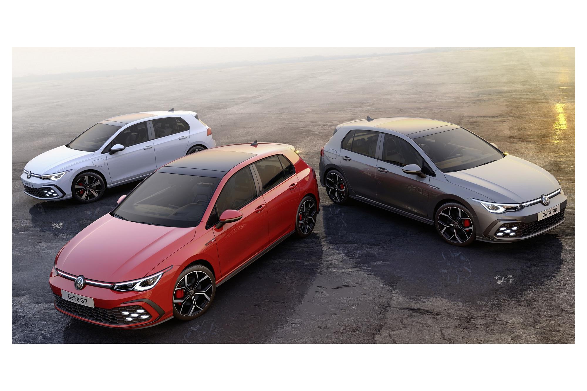 Έρχονται τα VW Golf GTI, GTE και GTD!