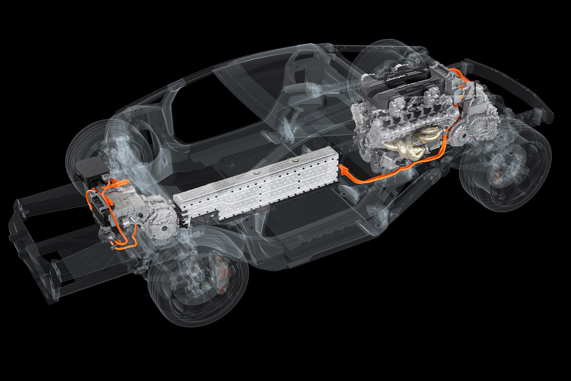 Lamborghini LB744: Κινητήρας V12 και τρία ηλεκτρικά μοτέρ για 1.000 ίππους
