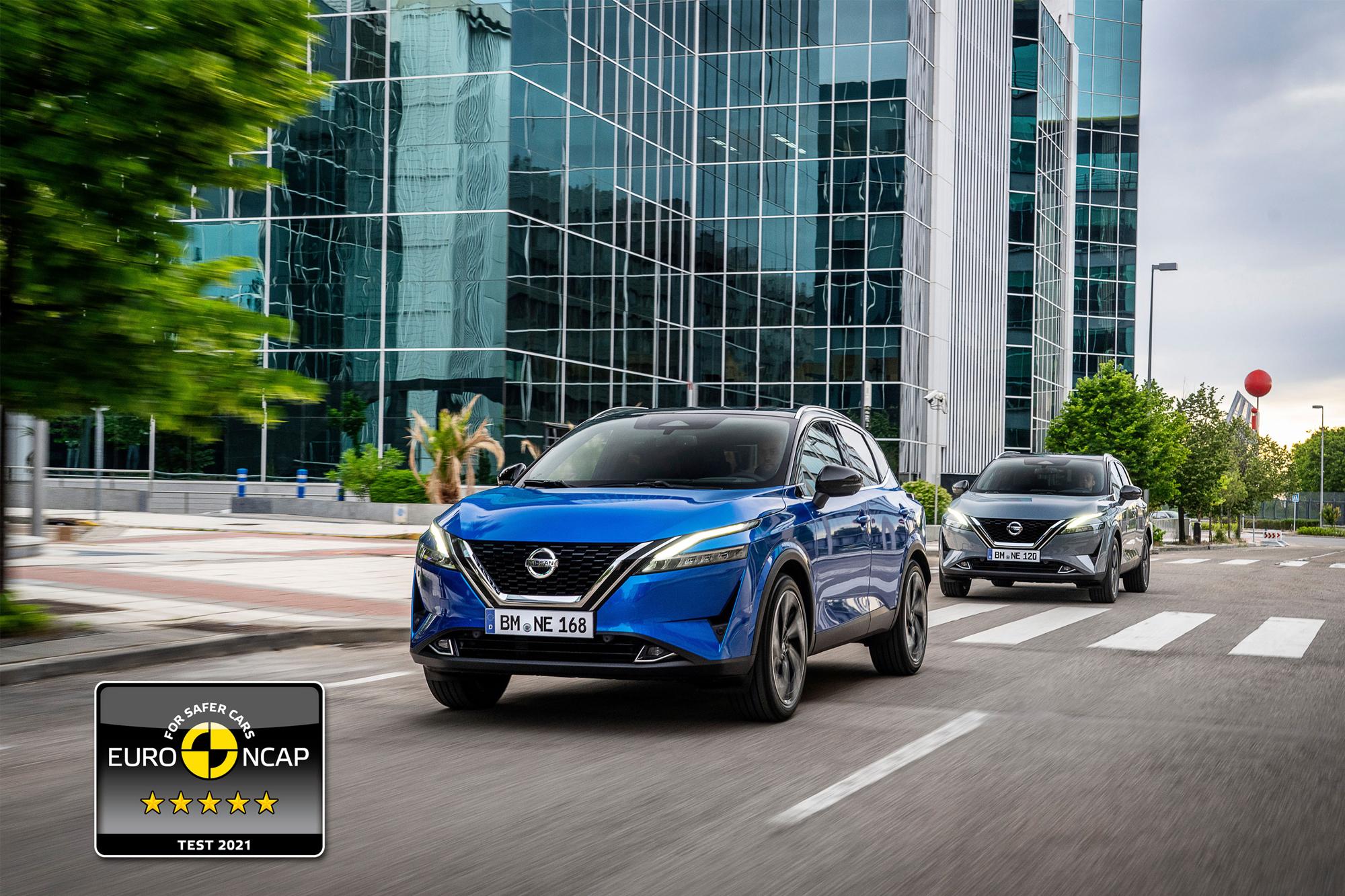 Κορυφαία βαθμολογία ασφαλείας για το Nissan Qashqai στο Euro NCAP