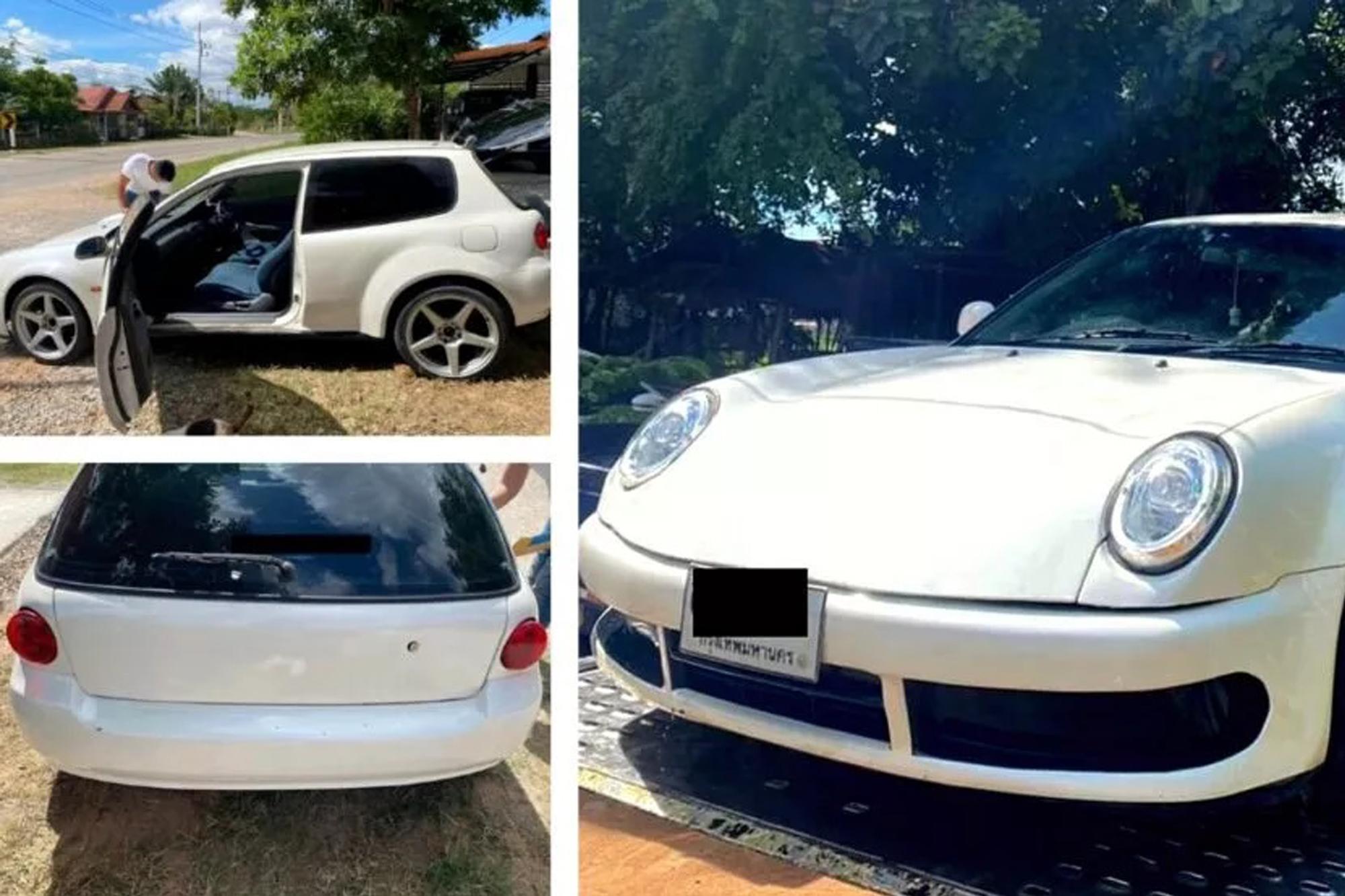 Porsche hatchback;