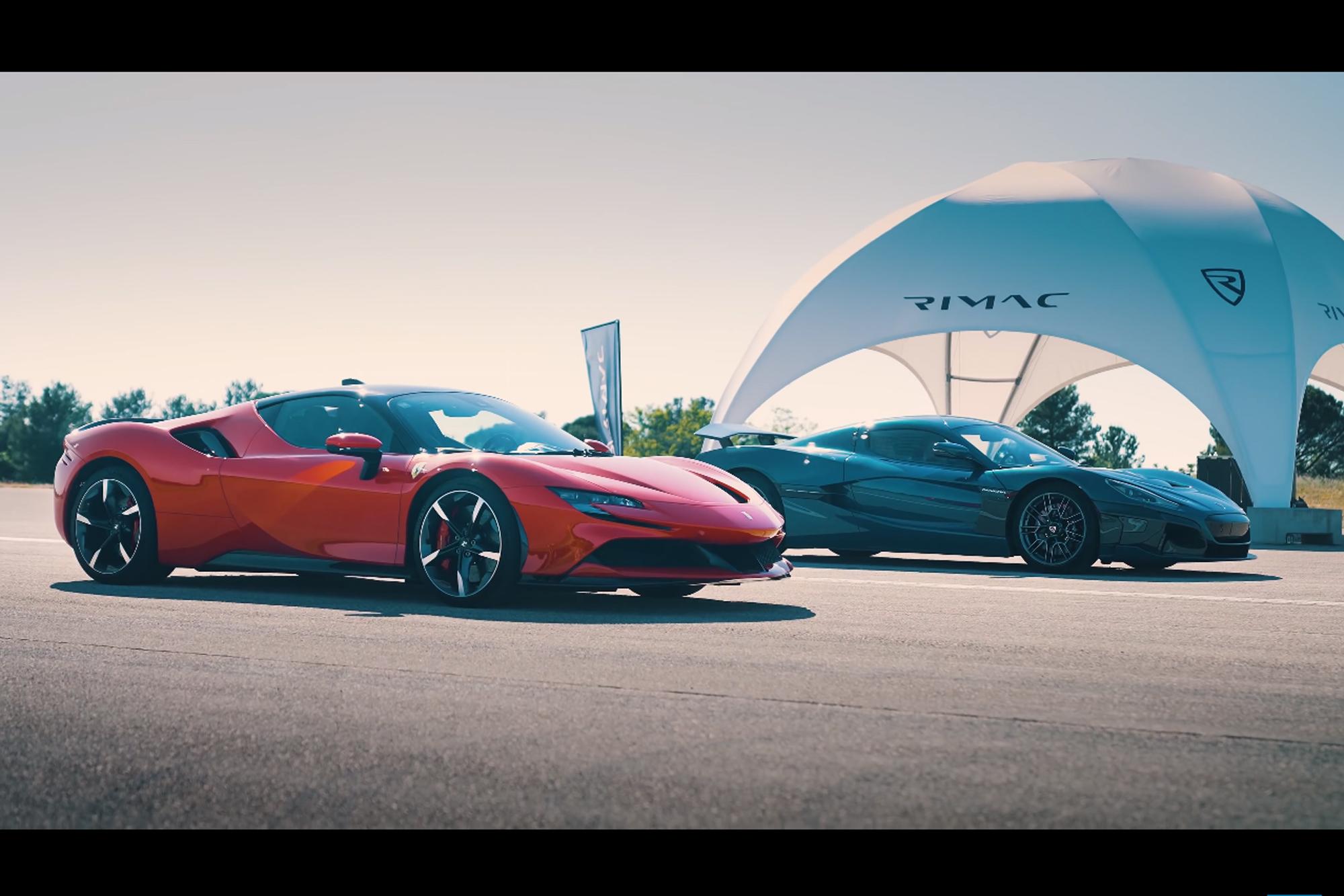 Ferrari SF90 vs Rimac Nevera