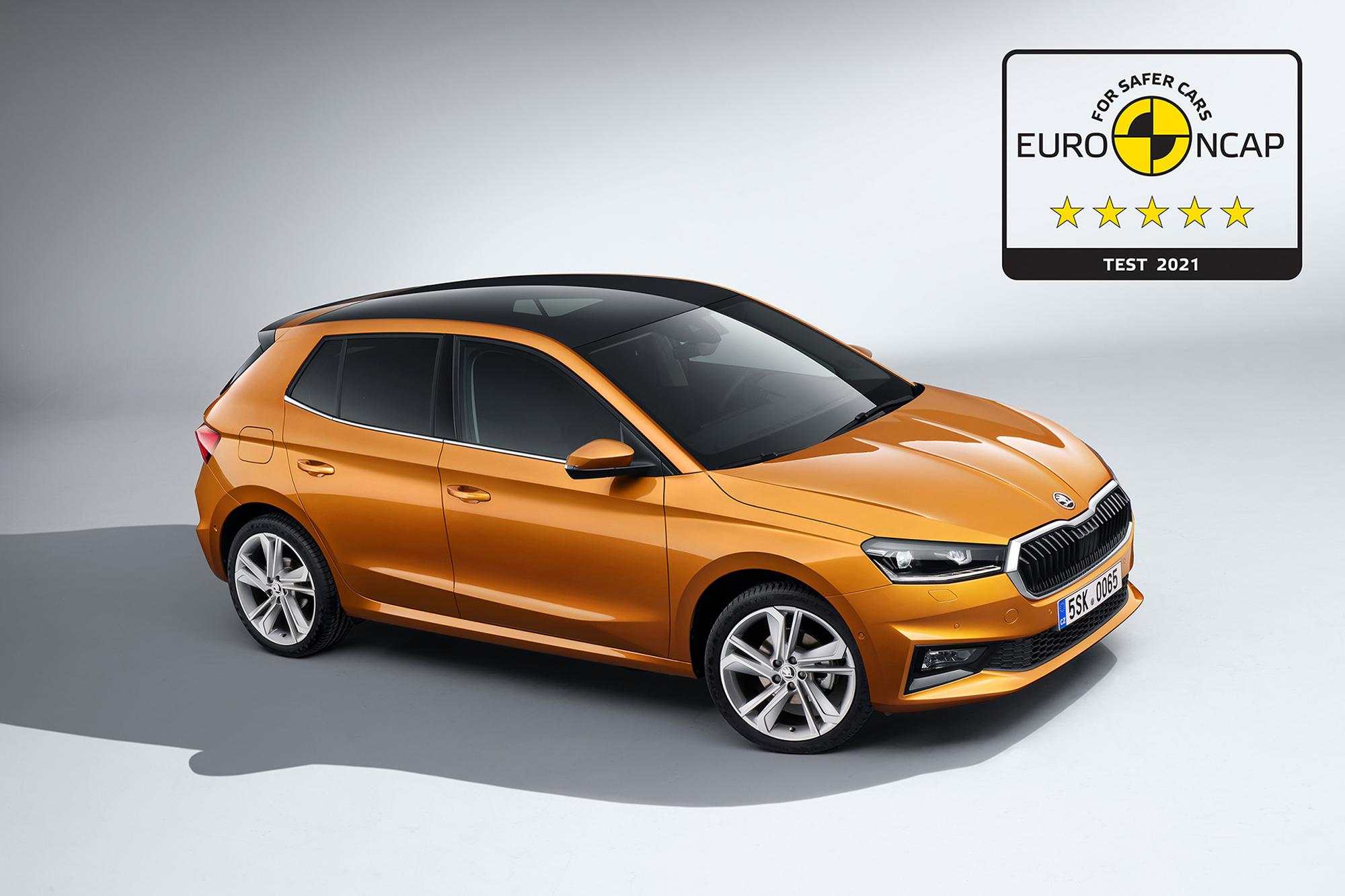 Το Skoda Fabia κατακτά πέντε αστέρια στις δοκιμές του Euro NCAP