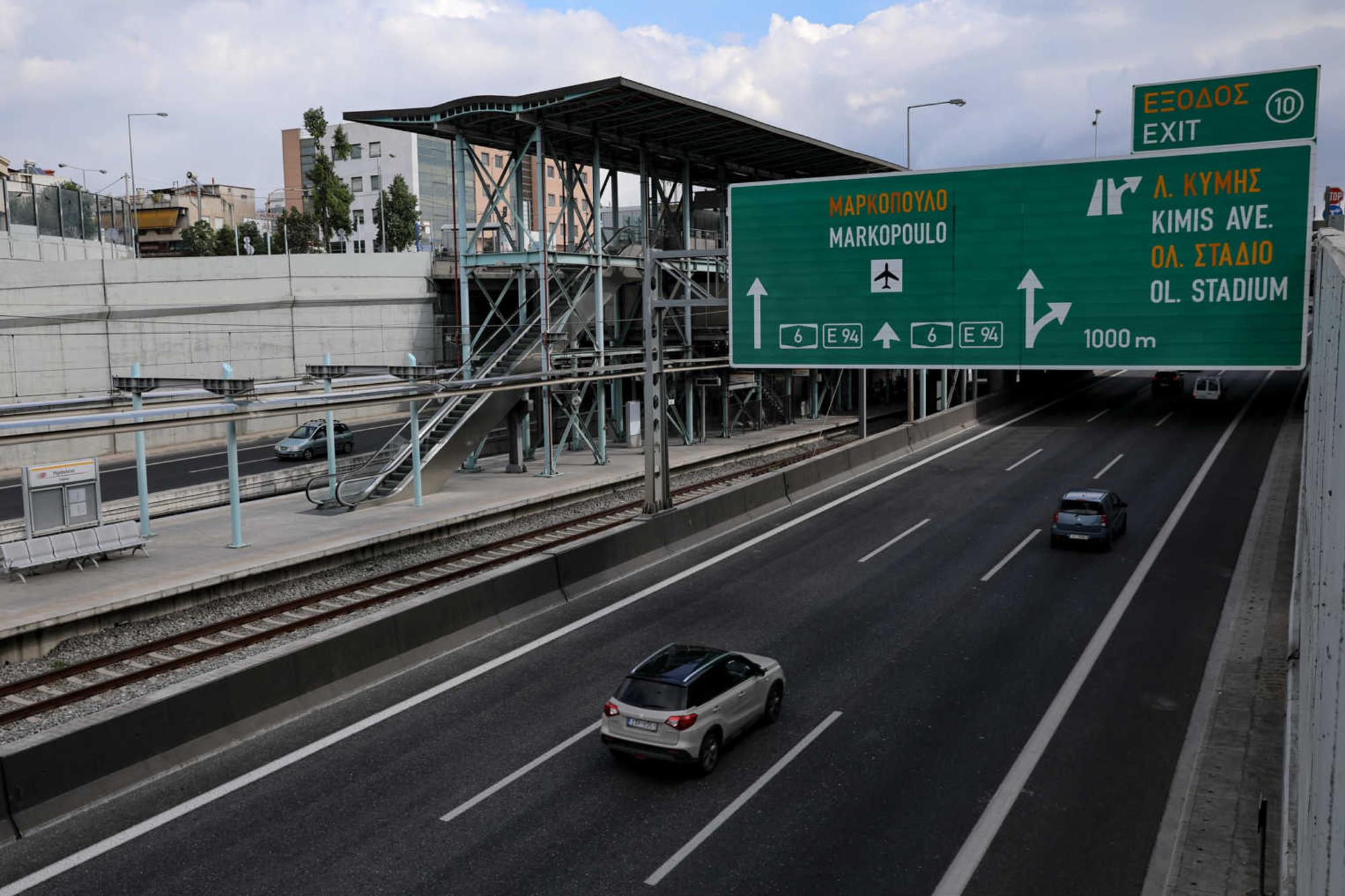 Γυρίσματα ταινίας στην Αττική Οδό
