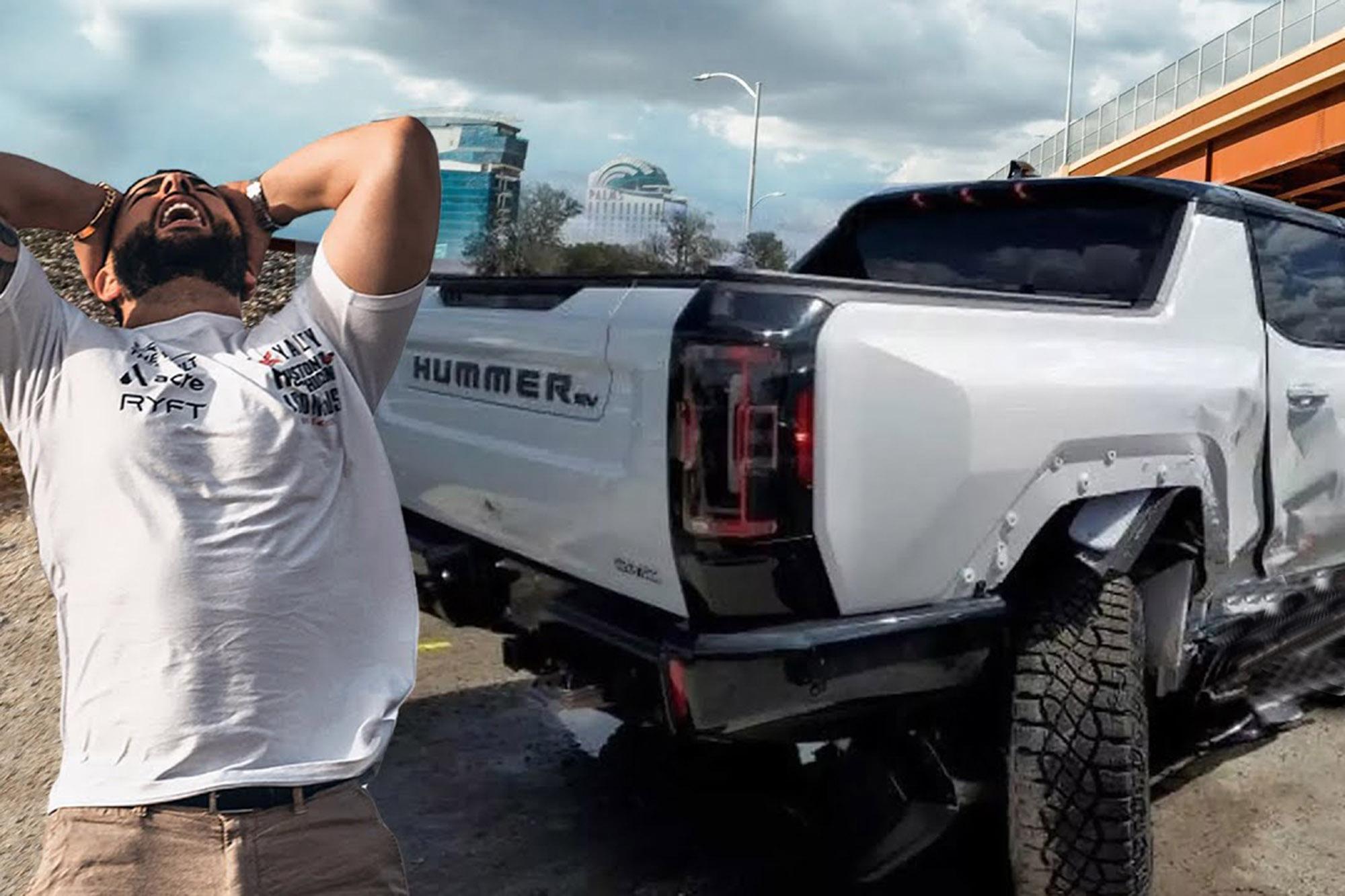 YouTuber καταστρέφει το νέο ηλεκτρικό Hummer μετά από 15 χλμ