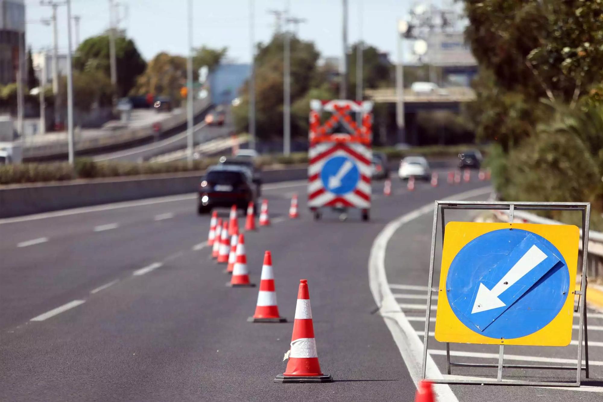 Κυκλοφοριακές ρυθμίσεις στην Εθνική Οδό Αθηνών Κορίνθου