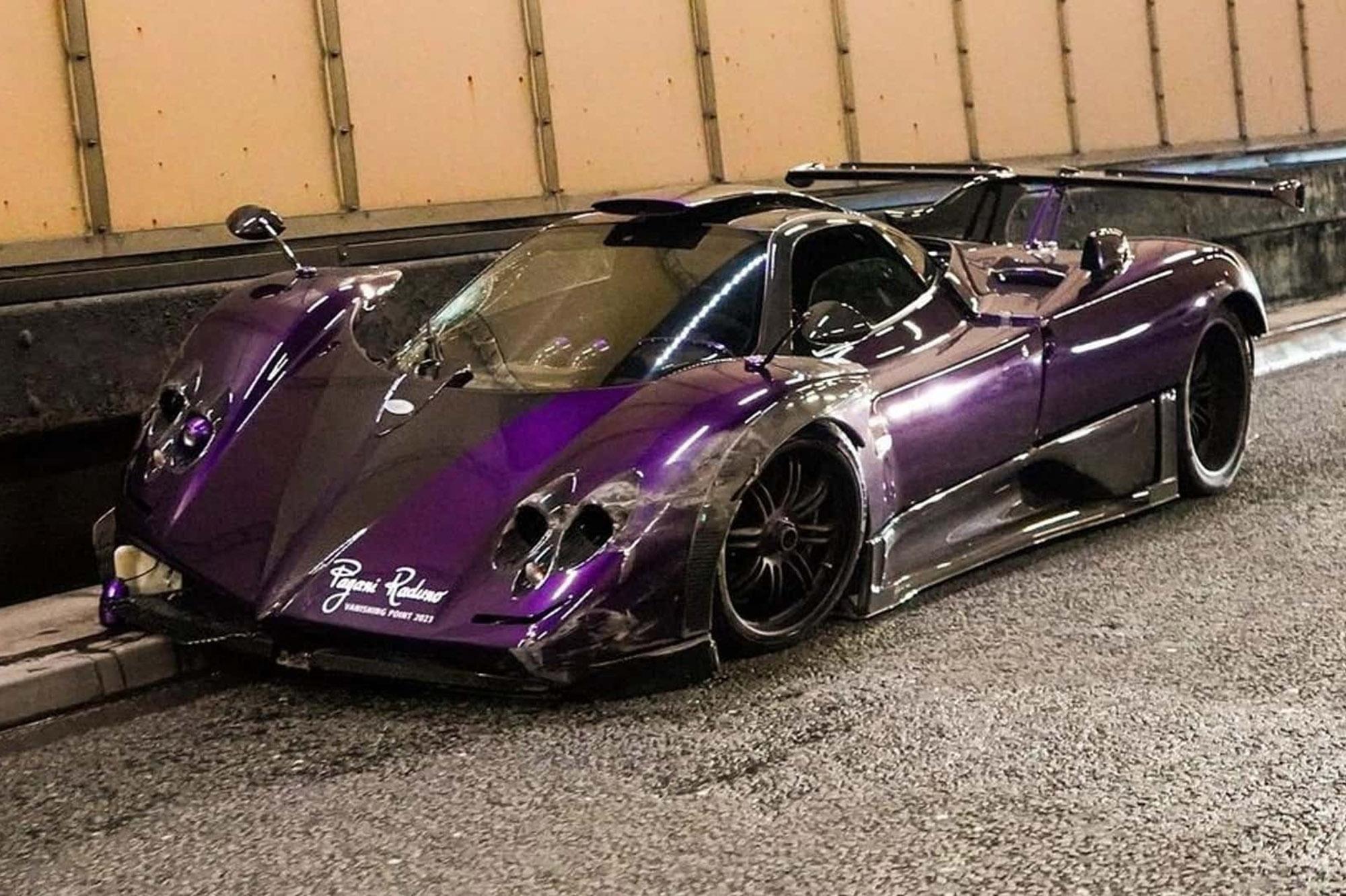 Καταστράφηκε η Pagani Zonda 760 του Lewis Hamilton