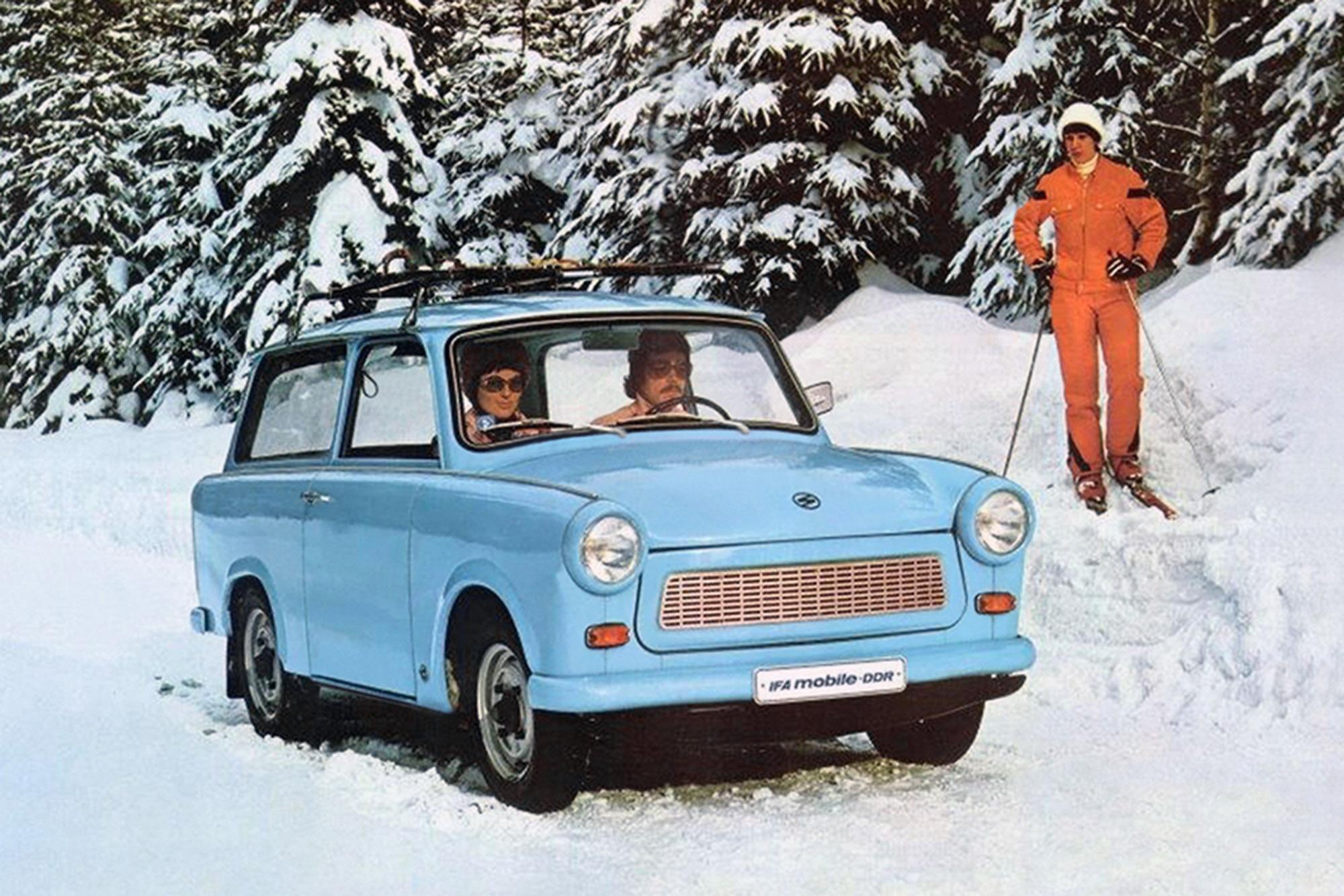 Η ιστορία του Trabant γράφτηκε στο τείχος του Βερολίνου