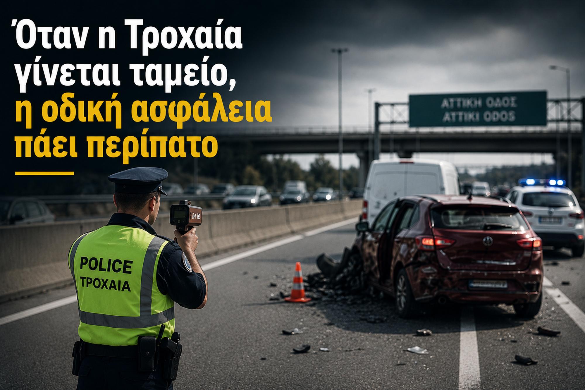 Όταν η Τροχαία γίνεται ταμείο, η οδική ασφάλεια πάει περίπατο 