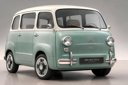 Η FIAT ετοιμάζει ηλεκτρικό Quattrolino με έμπνευση από το 600 Multipla 