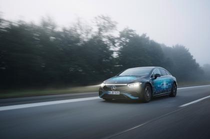 H Mercedes-Benz EQS διένυσε 1.205Km χωρίς φόρτιση