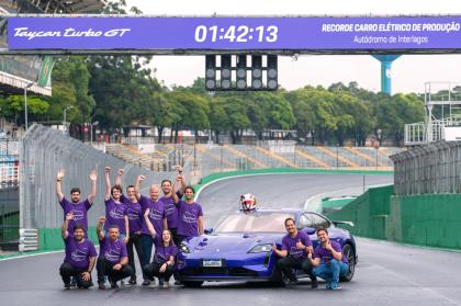 Η Porsche Taycan Turbo GT είναι το ταχύτερο EV μοντέλο στην πίστα του Interlagos