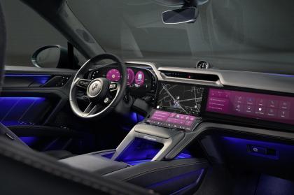 H Porsche μάς δείχνει το εσωτερικό μέρος της νέας Cayenne Electric