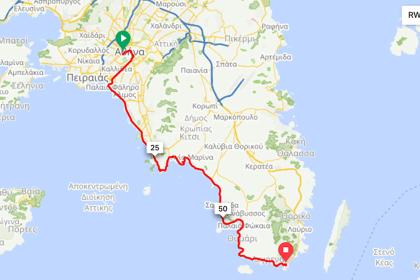 Διακοπή κυκλοφορίας στην Αθηνών Σουνίου την Κυριακή