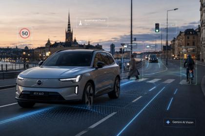 Το Volvo EX60 βάζει το Google Gemini να «βλέπει» τον δρόμο 