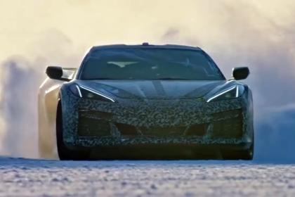 Δείτε την υβριδική Corvette E-Ray να Drift-άρει στο χιόνι