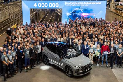 Η Hyundai Τσεχίας γιορτάζει την παραγωγή 4.000.000 οχημάτων
