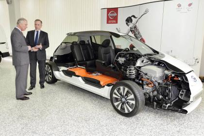 Όταν ο Βασιλιάς Κάρολος επισκέφτηκε το εργοστάσιο της Nissan