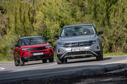 Opel Mokka 1.2Τ 130Ps EAT8 vs VW T-Roc 1.5TSI 150Ps DSG
