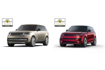 Ασφάλεια 5 αστέρων για τα Range Rover και Range Rover Sport στο Euro NCAP