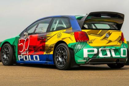 Ένα διαφορετικό livery της VW για τα 50 χρόνια του Polo