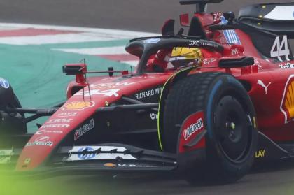 Πρώτες δοκιμές του Lewis Hamilton με μονοθέσιο της Ferrari