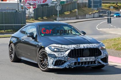 Mercedes-AMG «καυτή» CLE Coupe με V8 κινητήρα δοκιμάζεται στα χιόνια 
