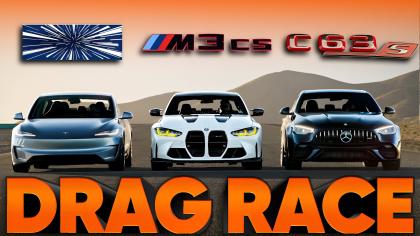 Tesla Model 3 Performance εναντίον BMW M3 CS και Mercedes-Amg C63 S E Performance