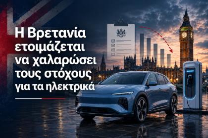 Η Βρετανία ετοιμάζεται να χαλαρώσει τους στόχους για τα ηλεκτρικά 
