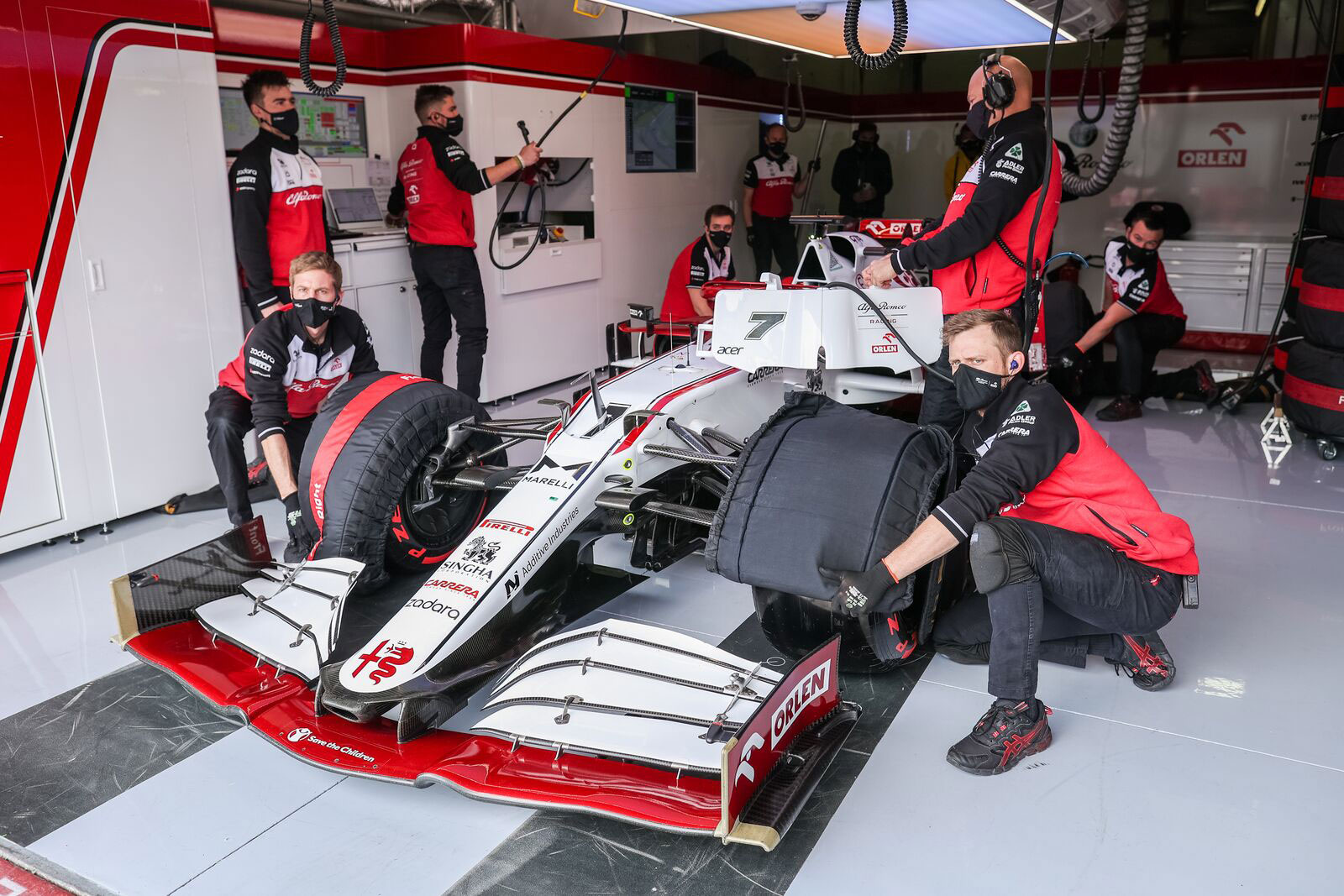 Η Alfa Romeo Racing Orlen στην Ιβηρική χερσόνησο