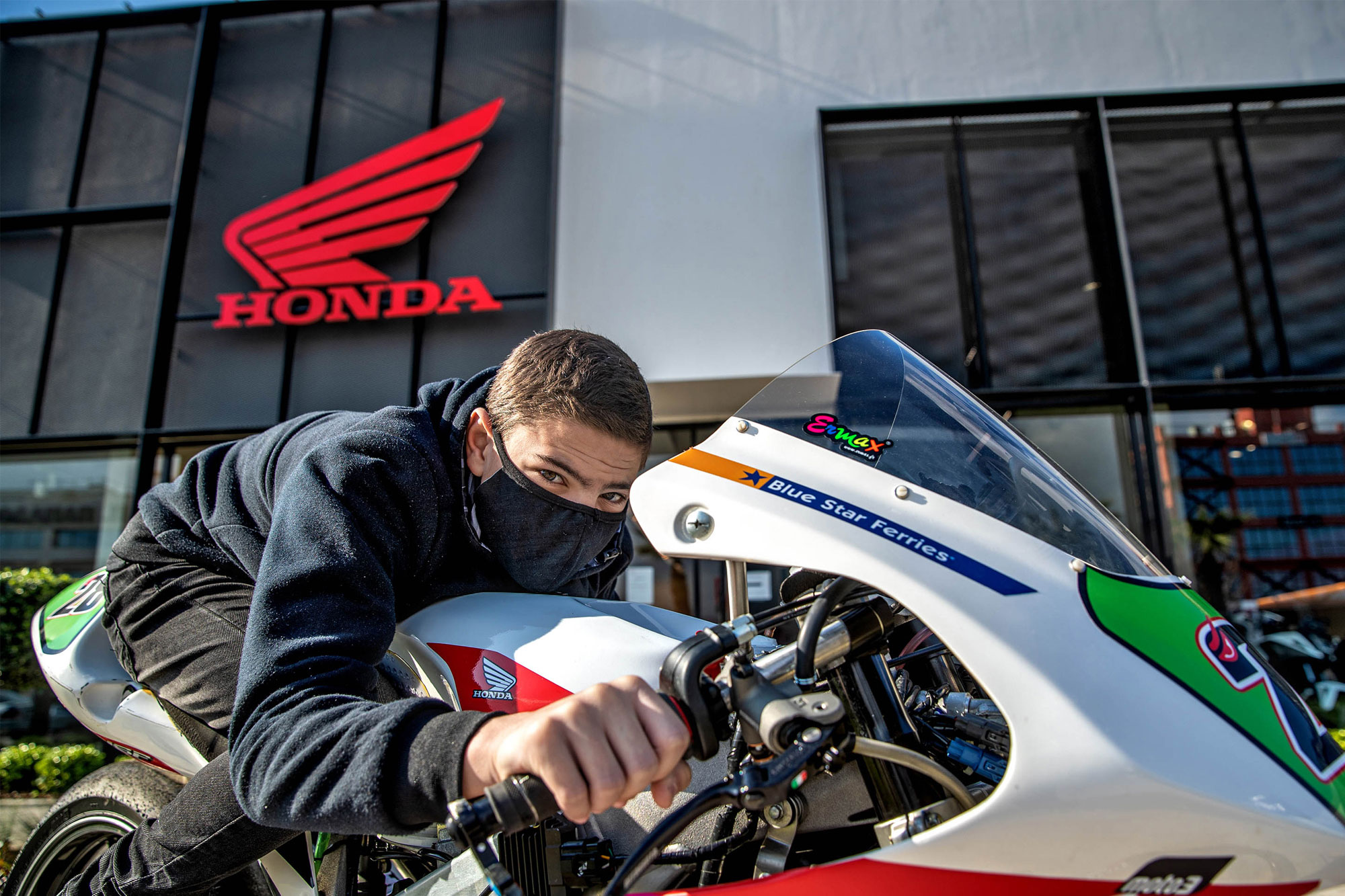 Ο Σπύρος Μάριος Φουρθιώτης στο πρωτάθλημα FIM CEV Repsol με Honda