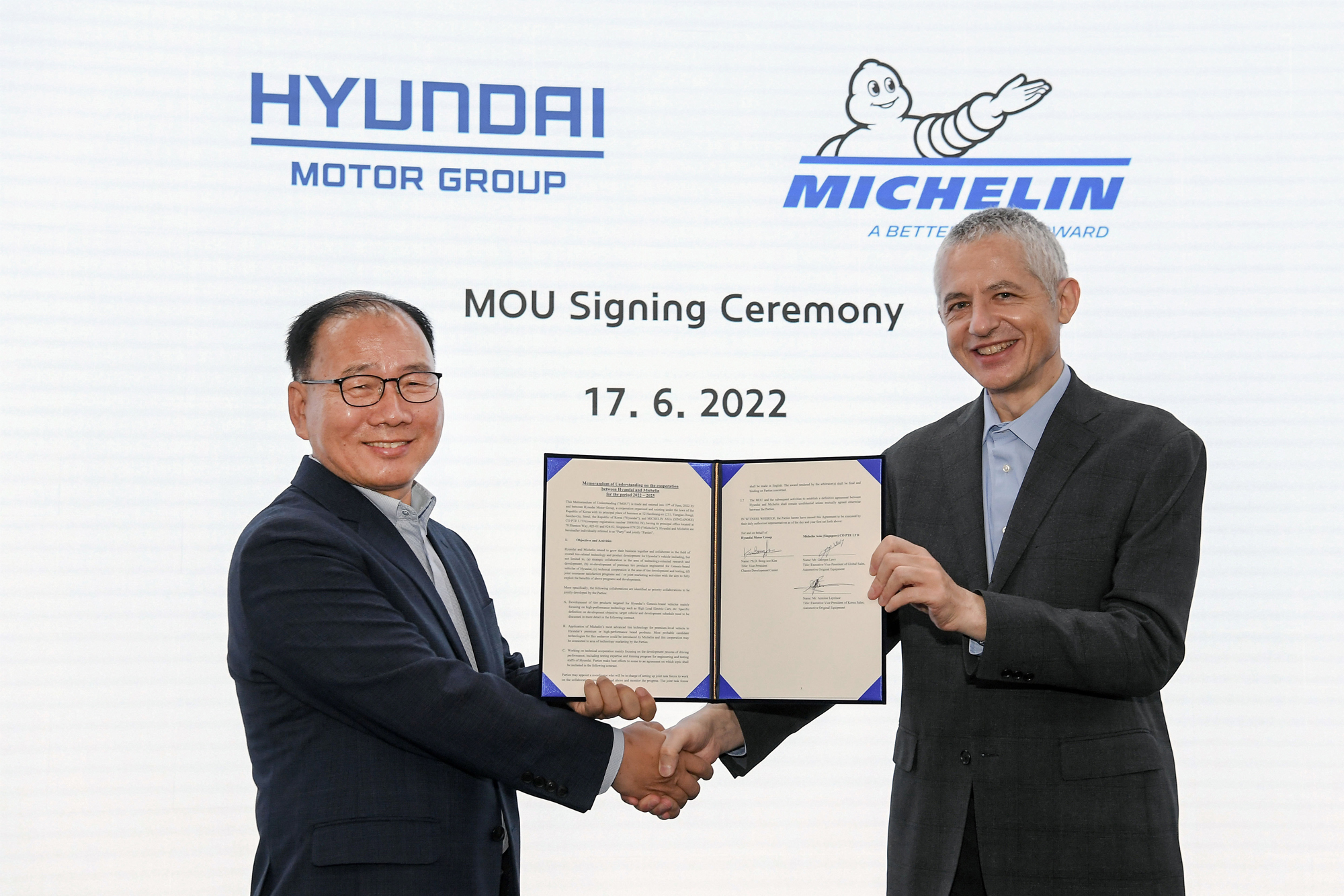 Συνεργασία Hyundai και Michelin 