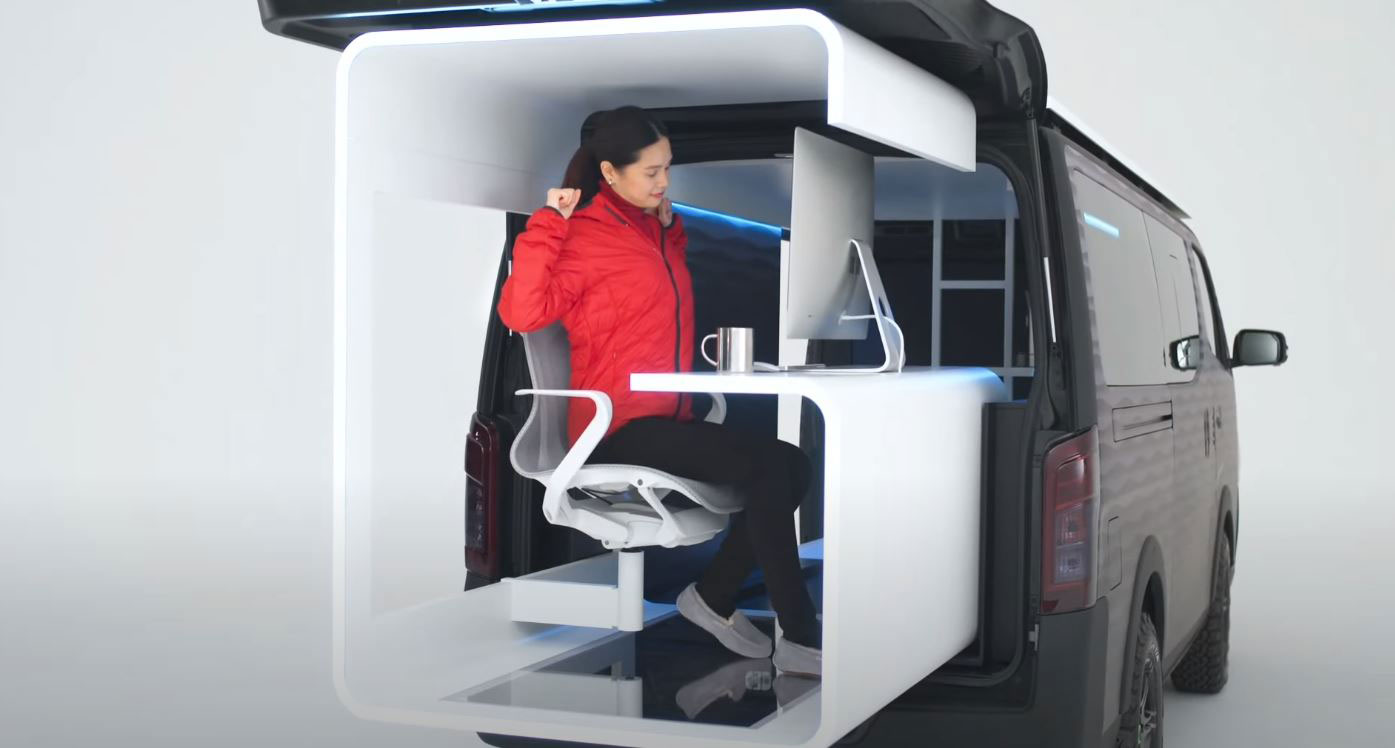Nissan NV350 Office Pod Concept