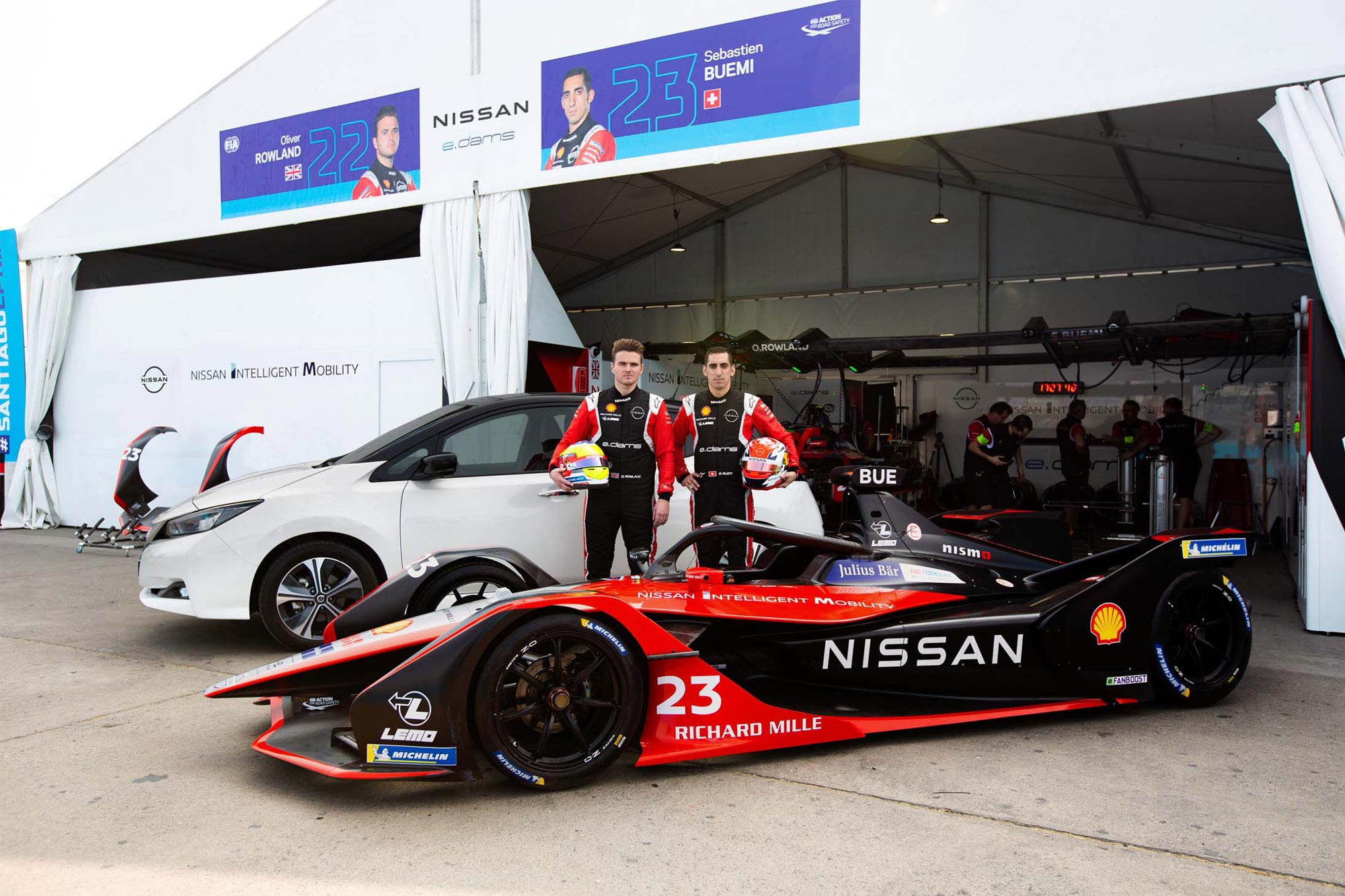 Οι Buemi και Rowland επιστρέφουν δριμύτεροι ως οδηγοί της Nissan e.dams στην Formula E 