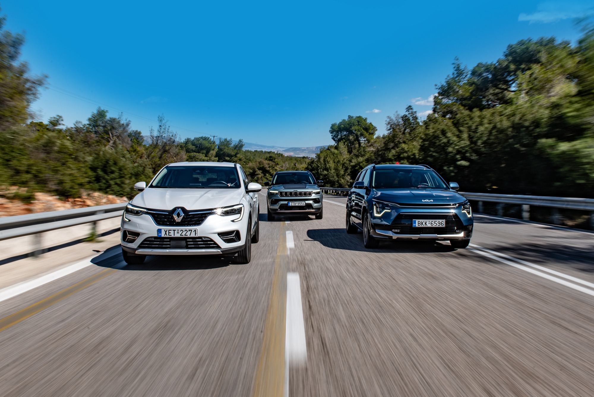Jeep Compass e-Hybrid vs KIA Niro Hybrid vs Renault Arkana E-Tech